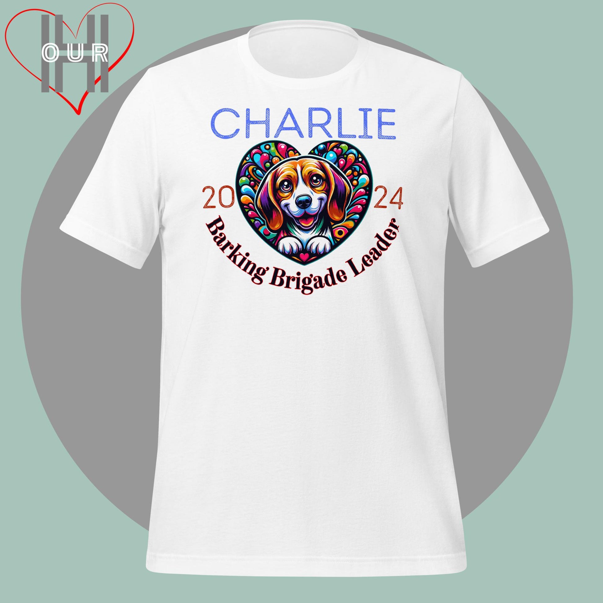 Beagle Custom White T-Shirt - Funny Beagle Quote, Personalized with Dog's Name and Year Met