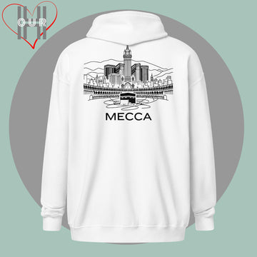 Custom Travel Hoodie - Mecca Edition - Personalized with Initials & Date - Ideal Memory Gift