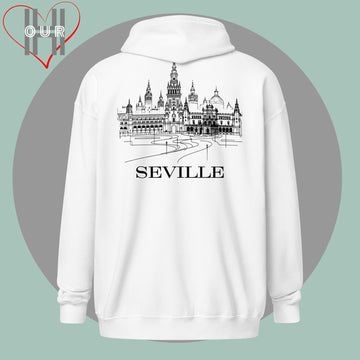 Custom Travel Hoodie - Seville Edition - Personalized with Initials & Date - Ideal Memory Gift