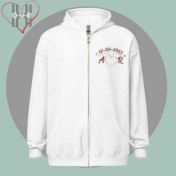 Custom Travel Hoodie - Mecca Edition - Personalized with Initials & Date - Ideal Memory Gift